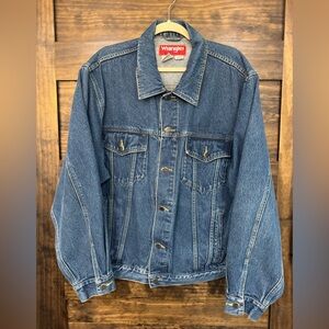 Wrangler Men's Hero Classic Blue Denim Jacket Size XL Model 621114W